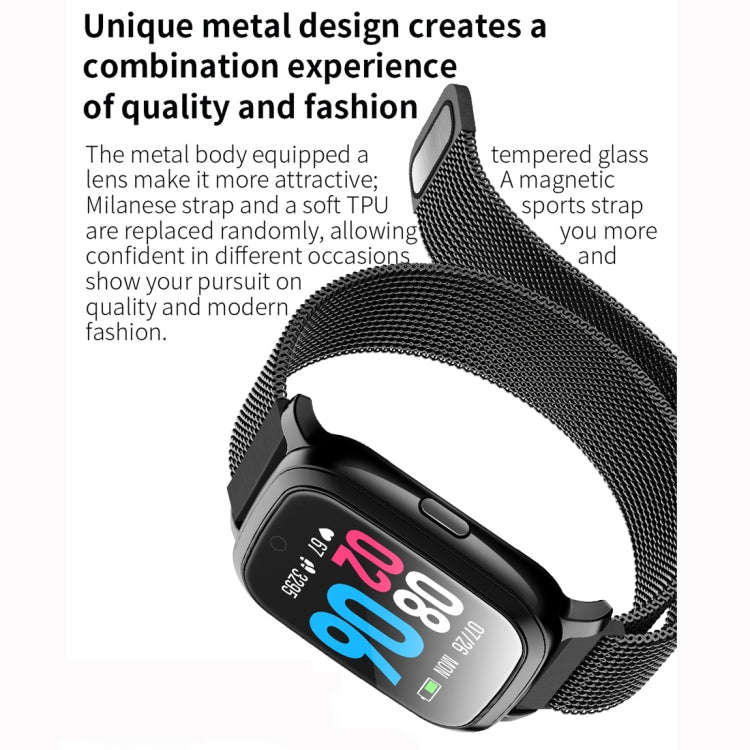 CV06 1.3 inch TFT Color Screen TPU Watch Band Smart Bracelet, Support Call Reminder/ Heart Rate M...