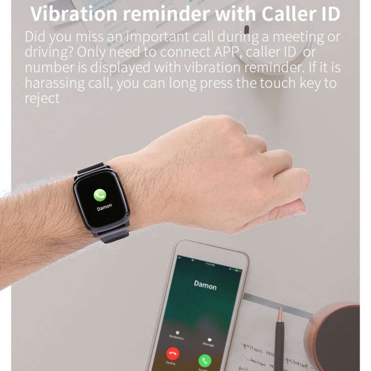 CV06 1.3 inch TFT Color Screen TPU Watch Band Smart Bracelet, Support Call Reminder/ Heart Rate M...