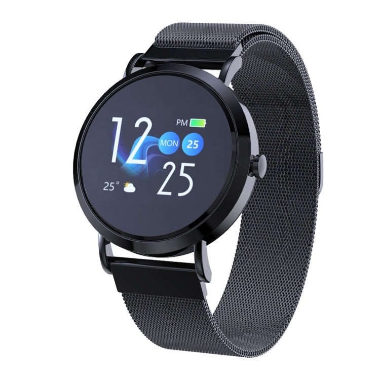 CV08C 1.0 inch TFT Color Screen Steel Watch Band Smart Bracelet, Support Call Reminder/ Heart Rat...