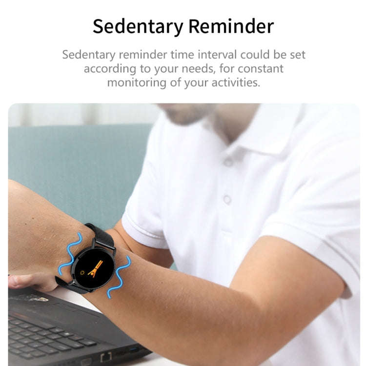 CV08C 1.0 inch TFT Color Screen Steel Watch Band Smart Bracelet, Support Call Reminder/ Heart Rat...