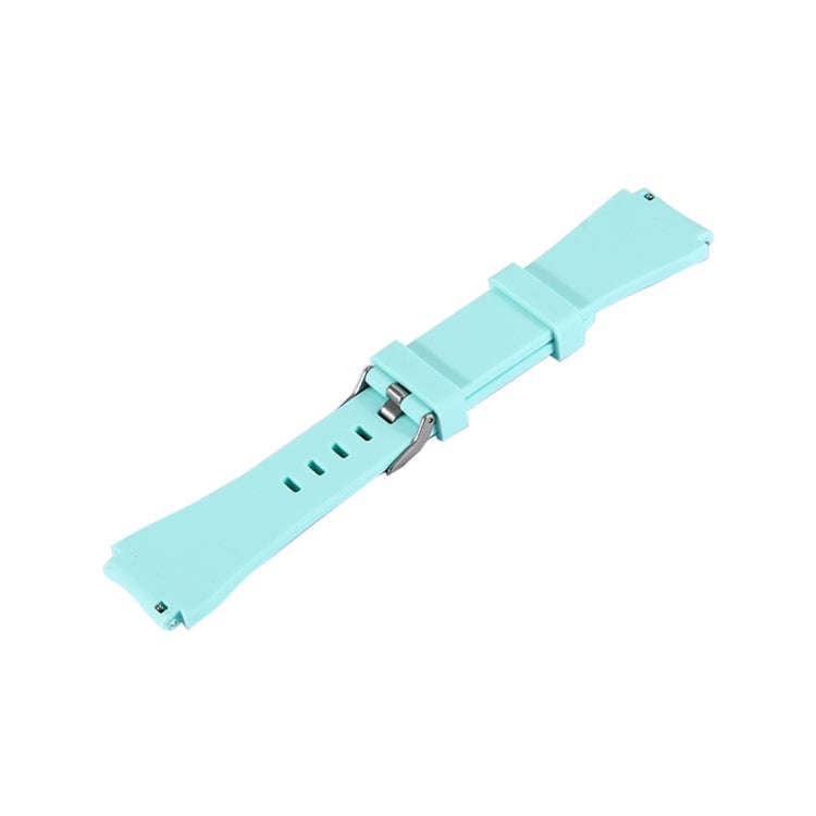 For Samsung Gear S3 Classic Smart Watch Silicone Watchband, Length: about 22.4cm(Light Green)