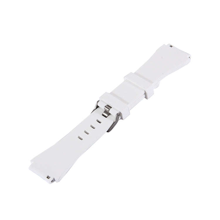 For Samsung Gear S3 Classic Smart Watch Silicone Watchband, Length: about 22.4cm(White)
