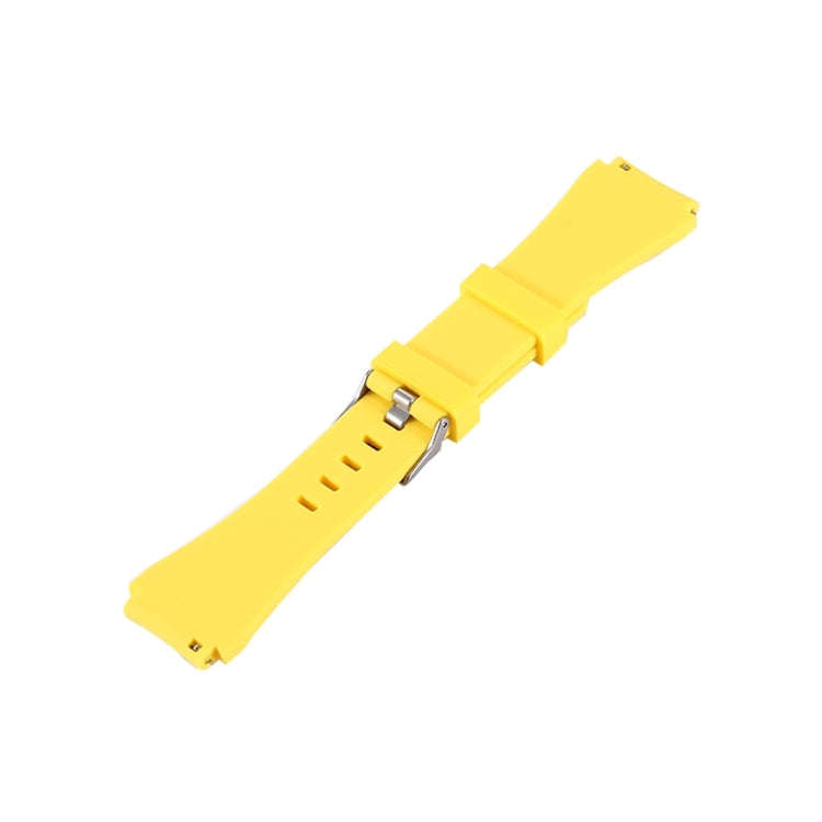 For Samsung Gear S3 Classic Smart Watch Silicone Watchband, Length: about 22.4cm(Yellow)