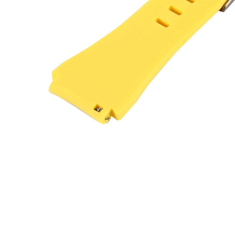 For Samsung Gear S3 Classic Smart Watch Silicone Watchband, Length: about 22.4cm(Yellow)