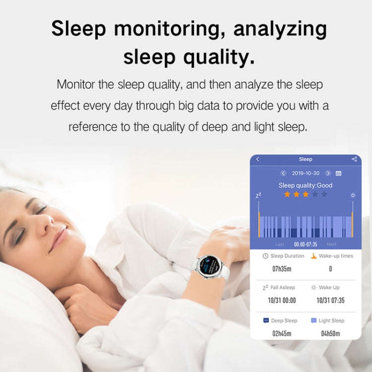 S6 1.3 inch IPS Color Screen Smart Watch, Support Heart Rate Monitoring / Blood Pressure Monitori...