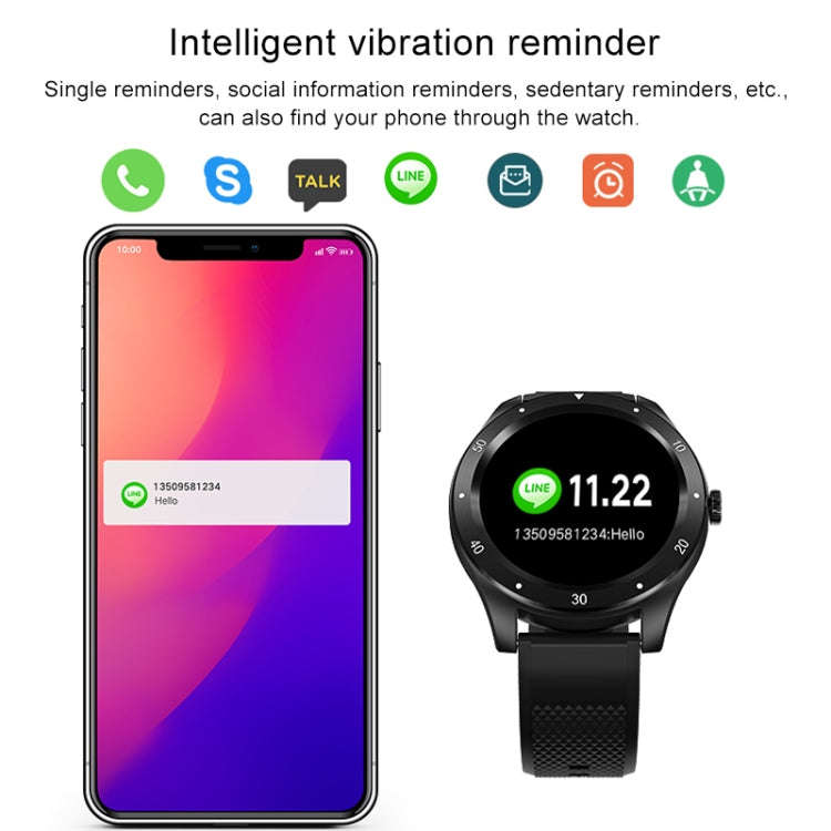 S6 1.3 inch IPS Color Screen Smart Watch, Support Heart Rate Monitoring / Blood Pressure Monitori...