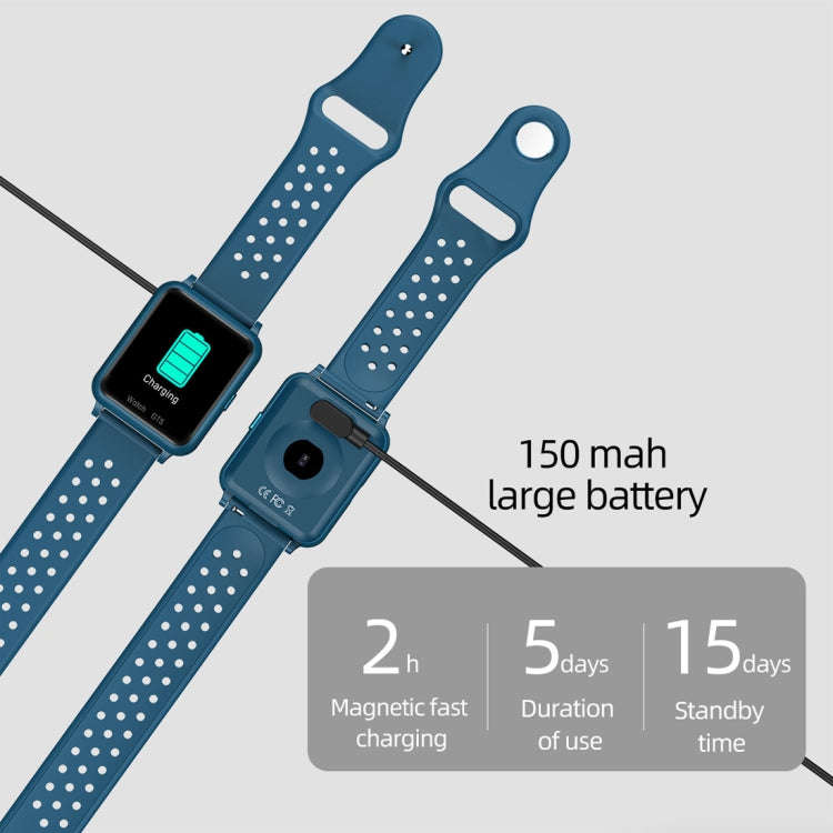 P8 1.3 inch IPS Color Screen Smart Watch, Support Heart Rate Monitoring / Blood Pressure Monitori...
