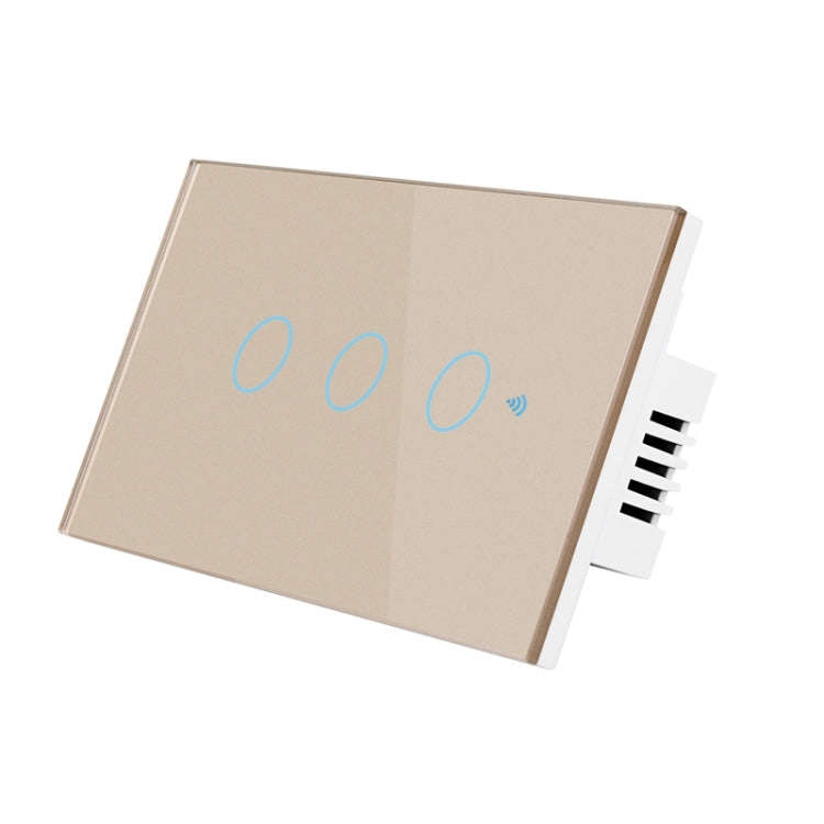 TC120 Wifi Smart Light Switch Glass Screen Touch Panel Voice Control Wireless Wall Switch Work wi...