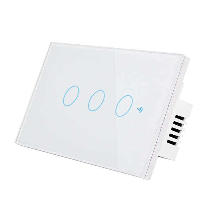 TC120 Wifi Smart Light Switch Glass Screen Touch Panel Voice Control Wireless Wall Switch Work wi...