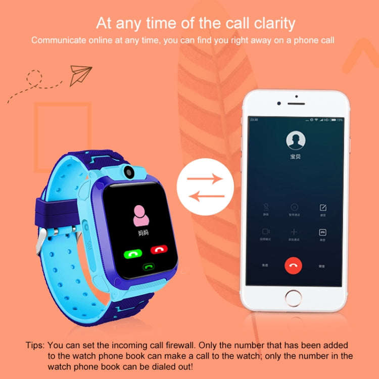 Q120 1.44 inch Color Screen Smartwatch for Children IP67 Waterproof, Support LBS Positioning / Tw...