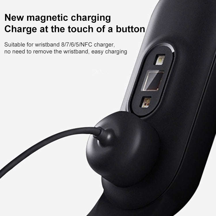 For Xiaomi Mi Band 5 / 6 / 7 USB Port Magnetic Attraction Charging Cable
