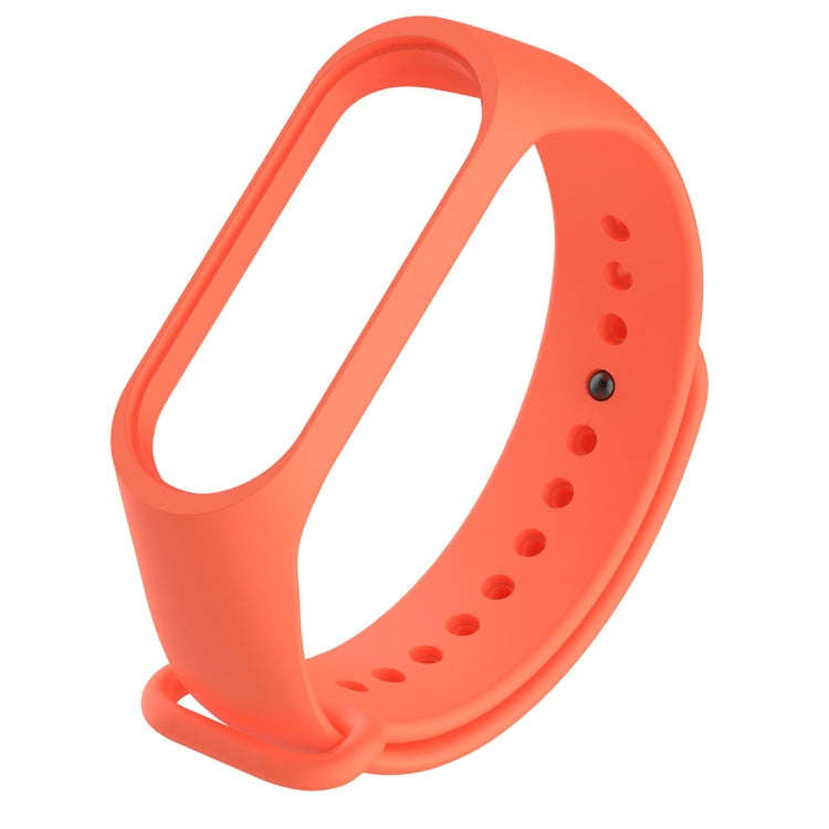 Silicone Watch Band for Xiaomi Mi Band 3(Orange)