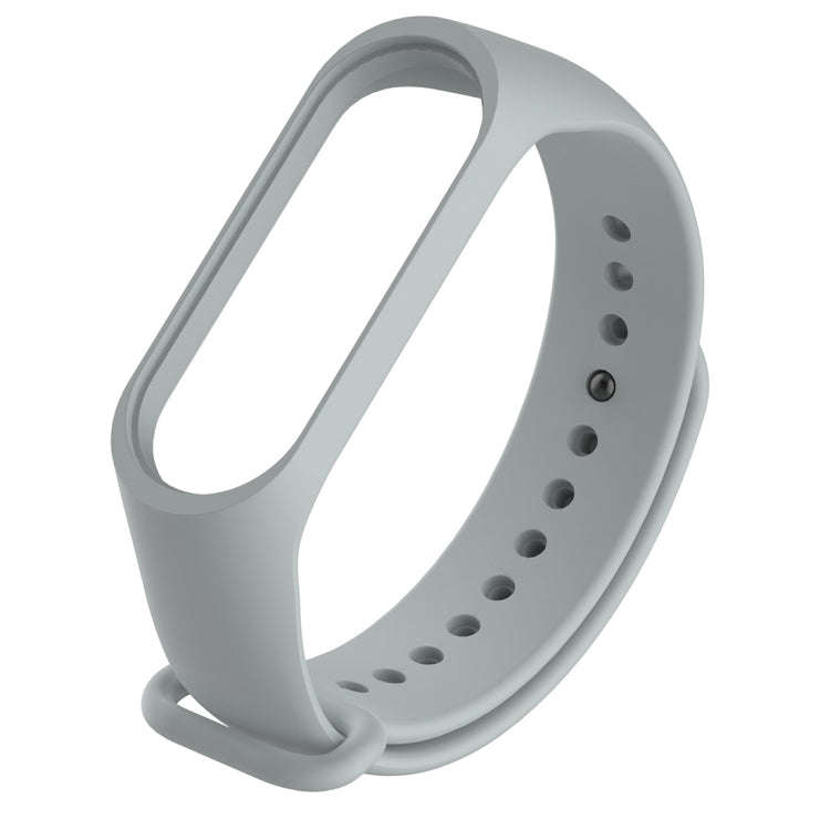 Silicone Watch Band for Xiaomi Mi Band 3(Grey)