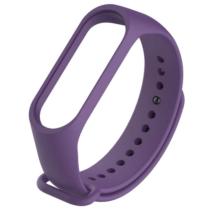 Silicone Watch Band for Xiaomi Mi Band 3(Purple)