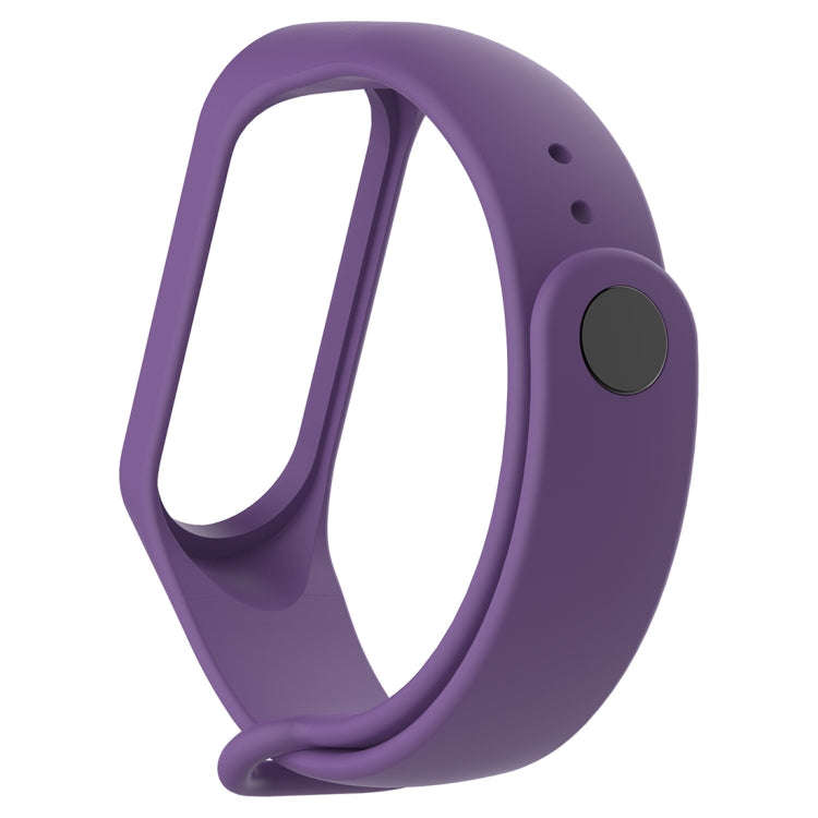 Silicone Watch Band for Xiaomi Mi Band 3(Purple)