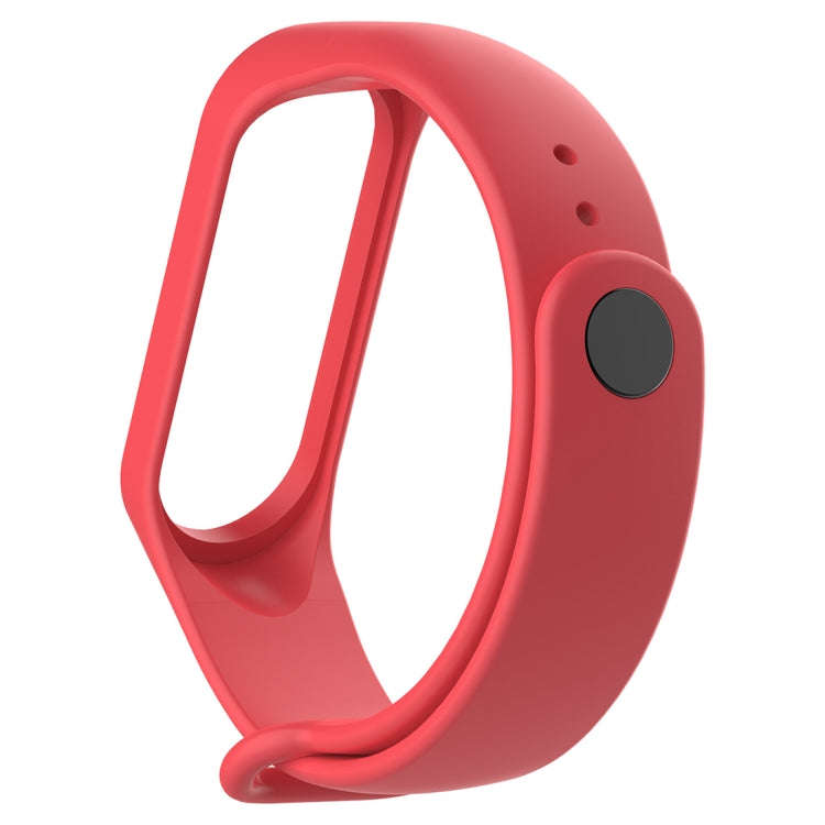 Silicone Watch Band for Xiaomi Mi Band 3(Red)