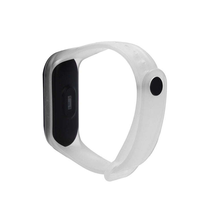 Silicone Watch Band for Xiaomi Mi Band 3(Transparent)