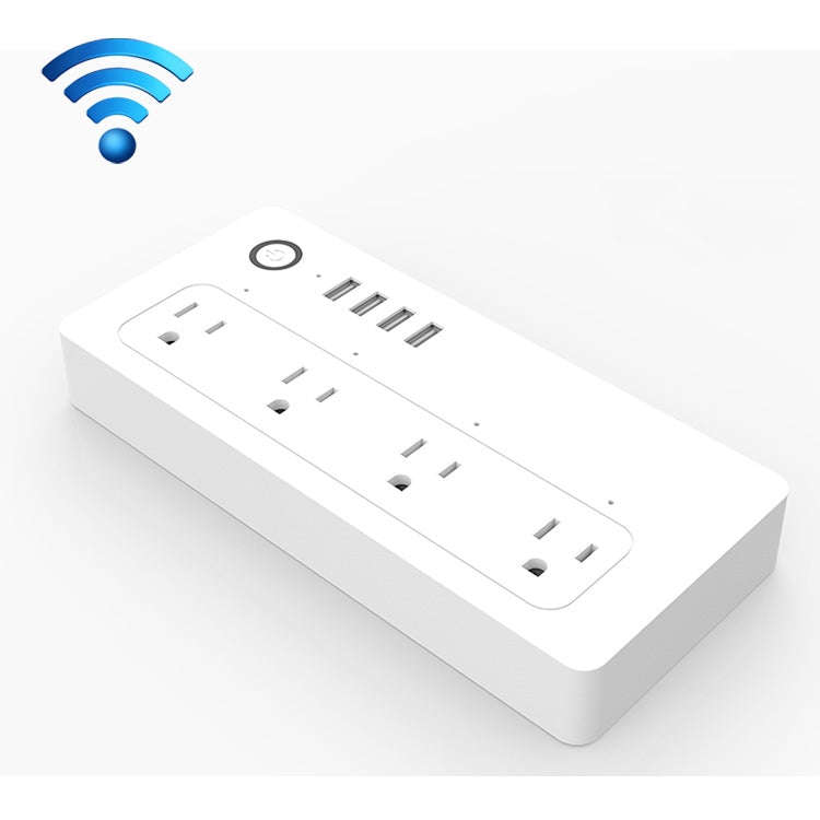 XS-A24 WiFi Smart Power Plug Socket Wireless Remote Control Timer Power Switch with USB Port, Com...