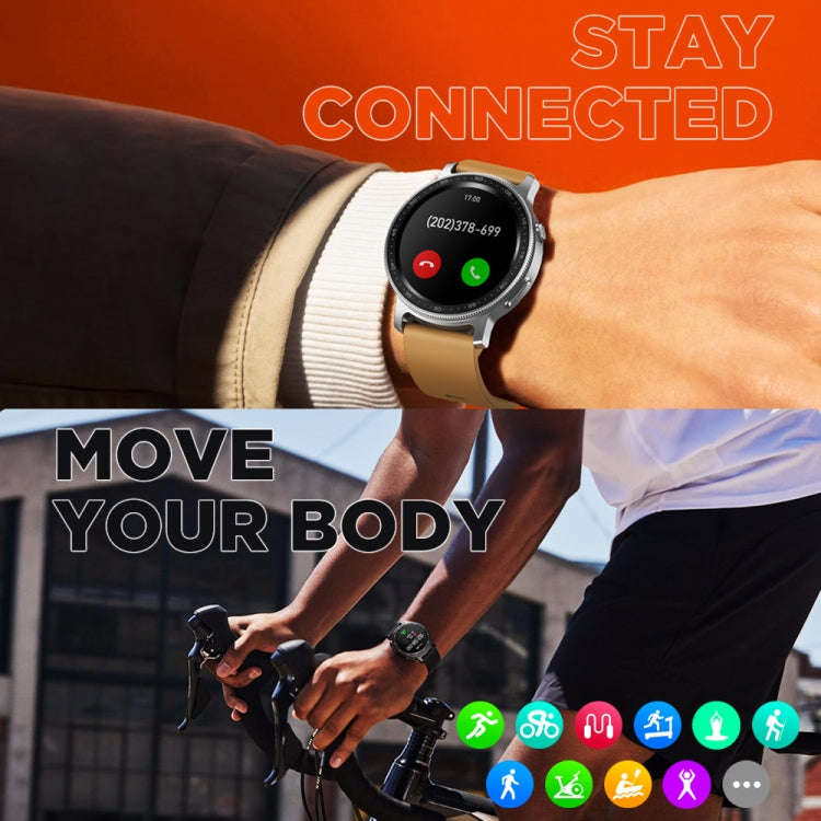 Zeblaze GTR2 1.28 inch Color Touch Screen Bluetooth 5.0 IP68 Waterproof Smart Watch, Support Slee...