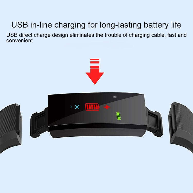 115Plus 0.96 inches OLED Color Screen Smart Bracelet,Support Call Reminder /Heart Rate Monitoring...
