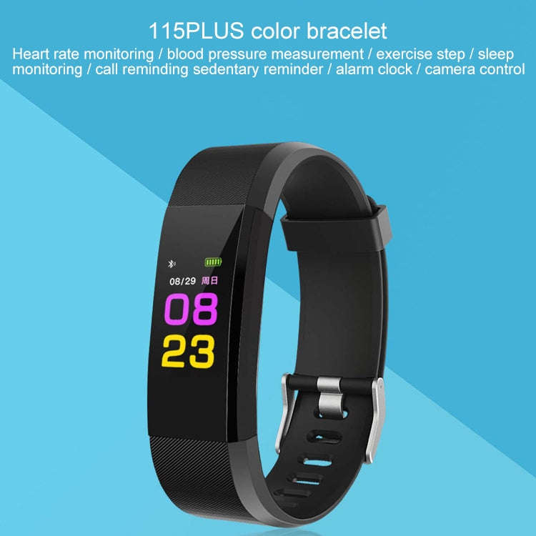115Plus 0.96 inches OLED Color Screen Smart Bracelet,Support Call Reminder /Heart Rate Monitoring...