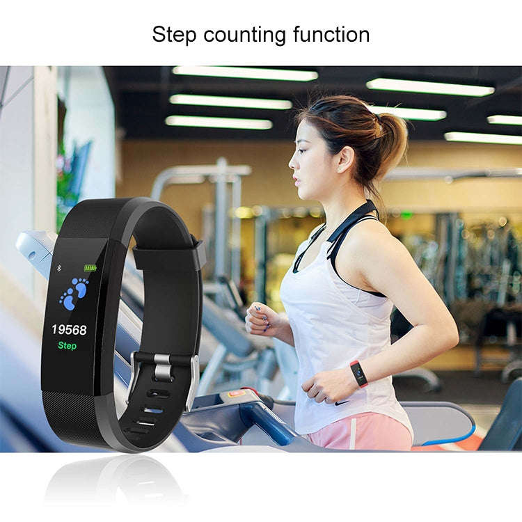 115Plus 0.96 inches OLED Color Screen Smart Bracelet,Support Call Reminder /Heart Rate Monitoring...