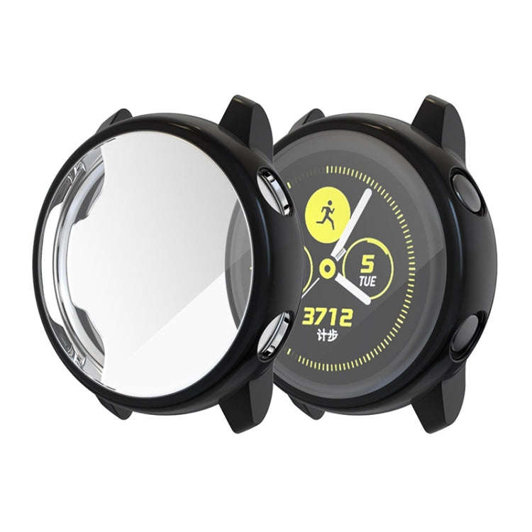 For Samsung Active Watch Full Coverage TPU Protective Case(Black)