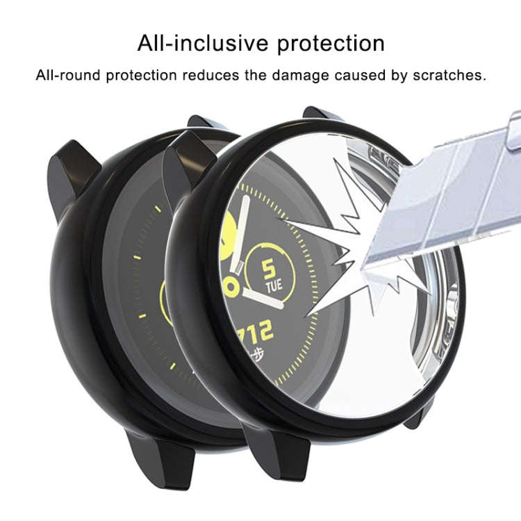 For Samsung Active Watch Full Coverage TPU Protective Case(Black)