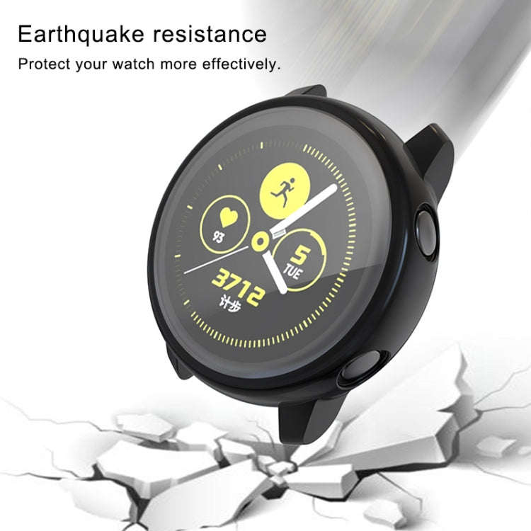 For Samsung Active Watch Full Coverage TPU Protective Case(Black)