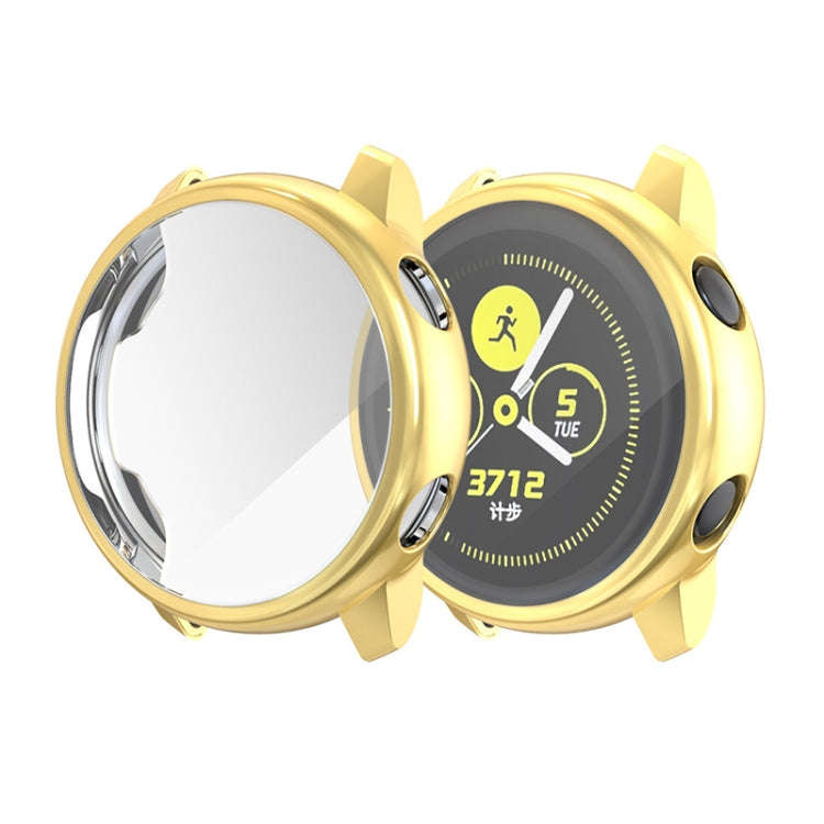For Samsung Active Watch Full Coverage TPU Protective Case(Gold)