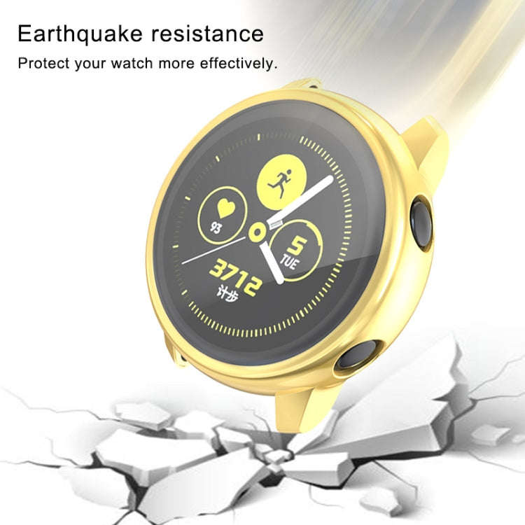 For Samsung Active Watch Full Coverage TPU Protective Case(Gold)