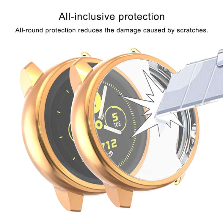 For Samsung Active Watch Full Coverage TPU Protective Case(Rose Gold)