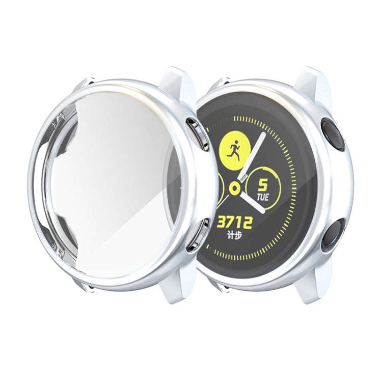 For Samsung Active Watch Full Coverage TPU Protective Case(Silver)