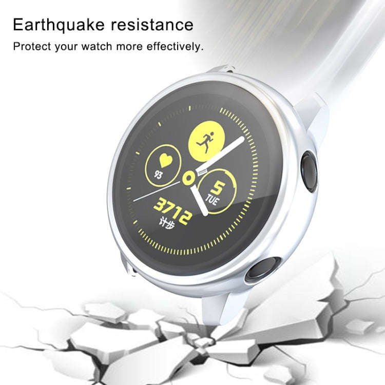 For Samsung Active Watch Full Coverage TPU Protective Case(Silver)