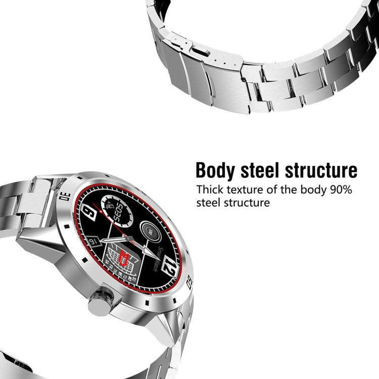 N6 Smart Watch 1.3 inch TFT Screen MTK2502C Bluetooth4.0, Stainless Steel Watch Band, Support Hea...