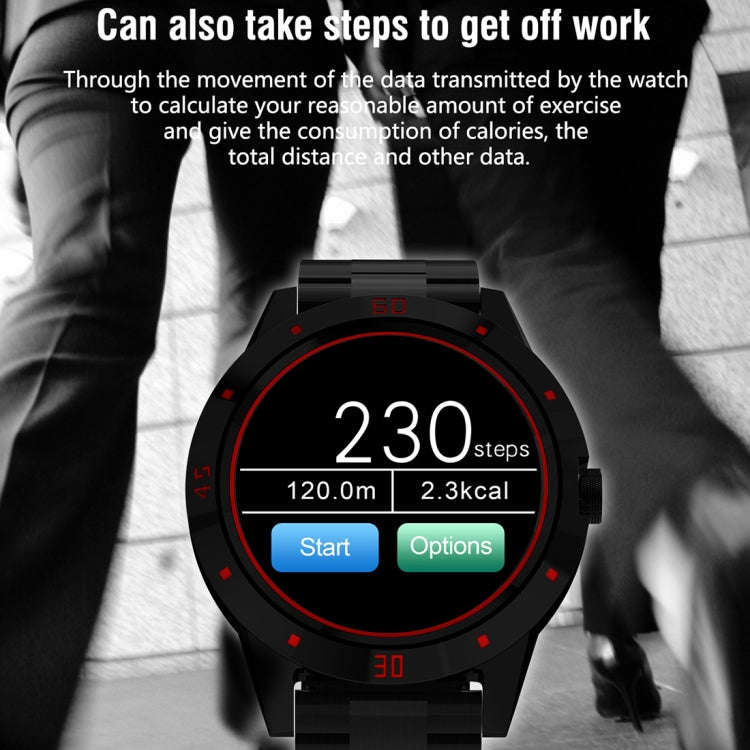 N6 Smart Watch 1.3 inch TFT Screen MTK2502C Bluetooth4.0, Stainless Steel Watch Band, Support Hea...