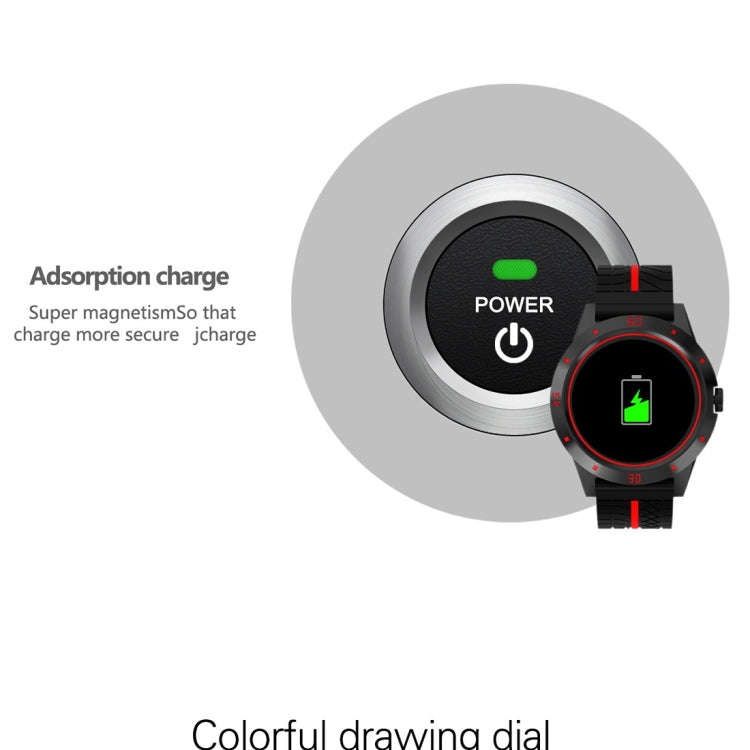 N6 Smart Watch 1.3 inch TFT Screen MTK2502C Bluetooth4.0, Silicone Watch Band, Support Heart Rate...