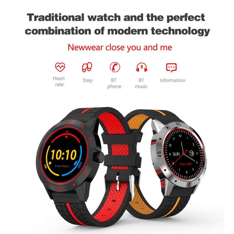 N6 Smart Watch 1.3 inch TFT Screen MTK2502C Bluetooth4.0, Silicone Watch Band, Support Heart Rate...