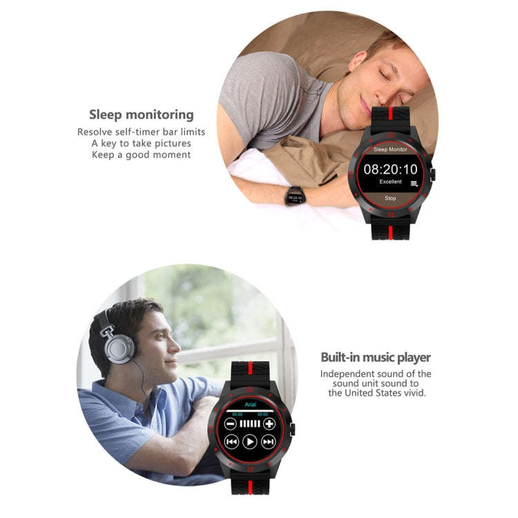 N6 Smart Watch 1.3 inch TFT Screen MTK2502C Bluetooth4.0, Silicone Watch Band, Support Heart Rate...