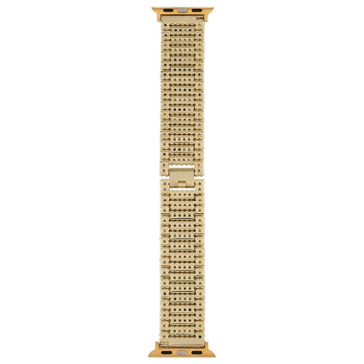 For Apple Watch Series 7 45mm / 6 & SE & 5 & 4 44mm / 3 & 2 & 1 42mm Nine Beads Stainless Steel W...