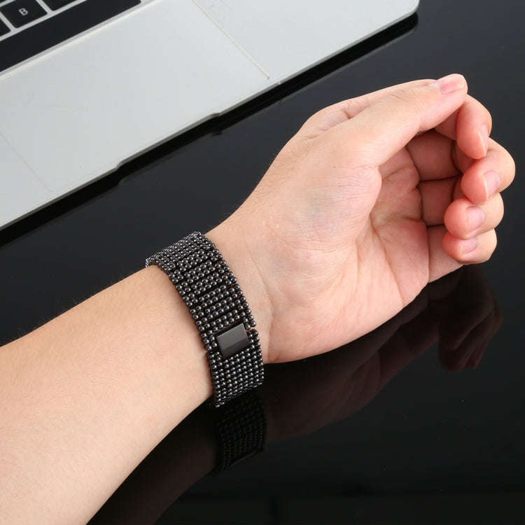 For Apple Watch Series 7 41mm / 6 & SE & 5 & 4 40mm / 3 & 2 & 1 38mm Nine Beads Stainless Steel W...