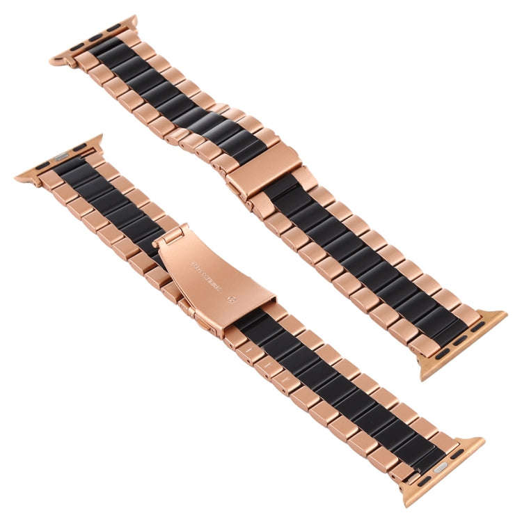 For Apple Watch Series 7 45mm / 6 & SE & 5 & 4 44mm / 3 & 2 & 1 42mm Stainless Steel Wrist Strap ...