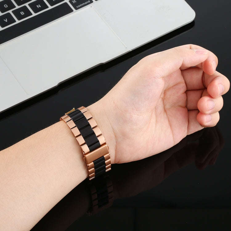 For Apple Watch Series 7 45mm / 6 & SE & 5 & 4 44mm / 3 & 2 & 1 42mm Stainless Steel Wrist Strap ...