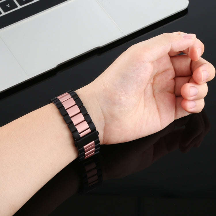 For Apple Watch Series 7 45mm / 6 & SE & 5 & 4 44mm / 3 & 2 & 1 42mm Stainless Steel Wrist Strap ...
