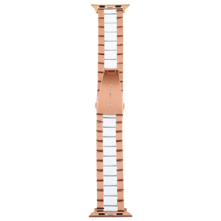 For Apple Watch Series 7 45mm / 6 & SE & 5 & 4 44mm / 3 & 2 & 1 42mm Stainless Steel Wrist Strap ...