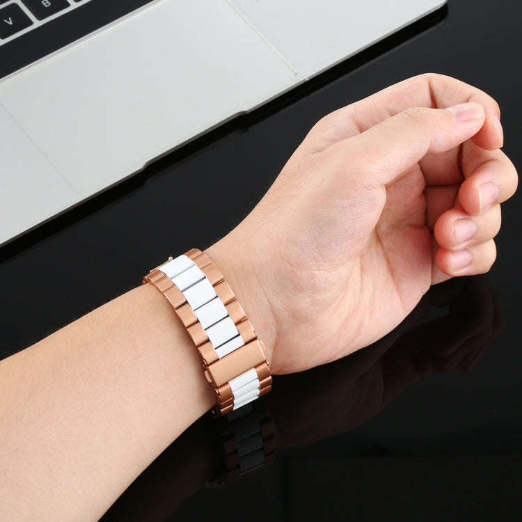 For Apple Watch Series 7 45mm / 6 & SE & 5 & 4 44mm / 3 & 2 & 1 42mm Stainless Steel Wrist Strap ...