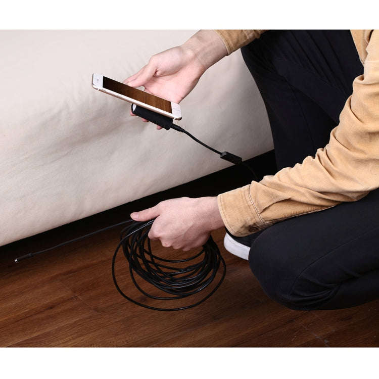 YPC110 8mm 2.0MP HD Camera WiFi Endoscope Snake Tube Inspection Camera with 8 LED, Waterproof IP6...