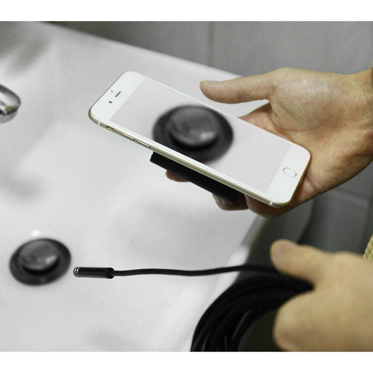 YPC110 8mm 2.0MP HD Camera WiFi Endoscope Snake Tube Inspection Camera with 8 LED, Waterproof IP6...