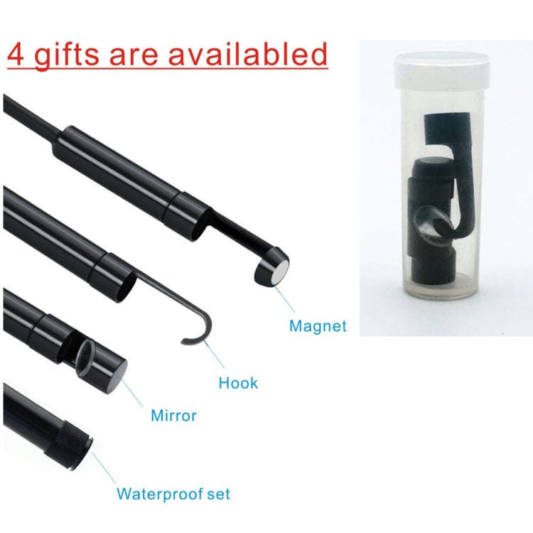 YPC110 8mm 2.0MP HD Camera WiFi Endoscope Snake Tube Inspection Camera with 8 LED, Waterproof IP6...
