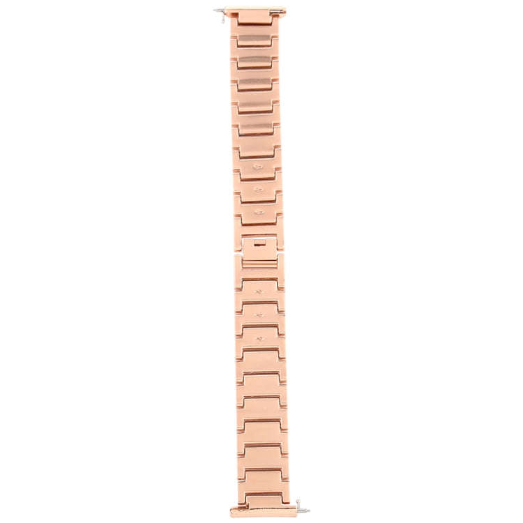 For Fitbit Versa Diamond-studded Stainless Steel  Watch Band(Rose Gold)